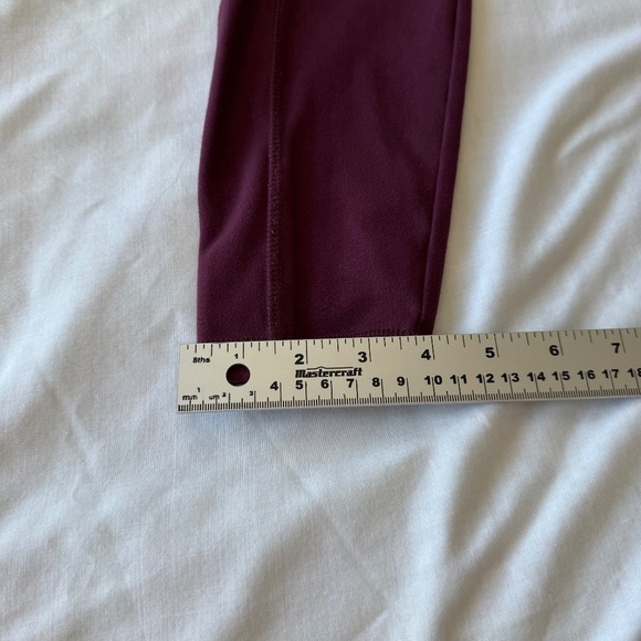 Danskin Women's Athletic‎ Yoga Legging Wine Large Athleisure Activewear Pants - Picture 12 of 13